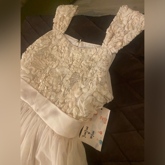 🌸NEW Girl”s Formal Dress size 14 a 16 Pink .. Super Cute! - Picture 3 of 15